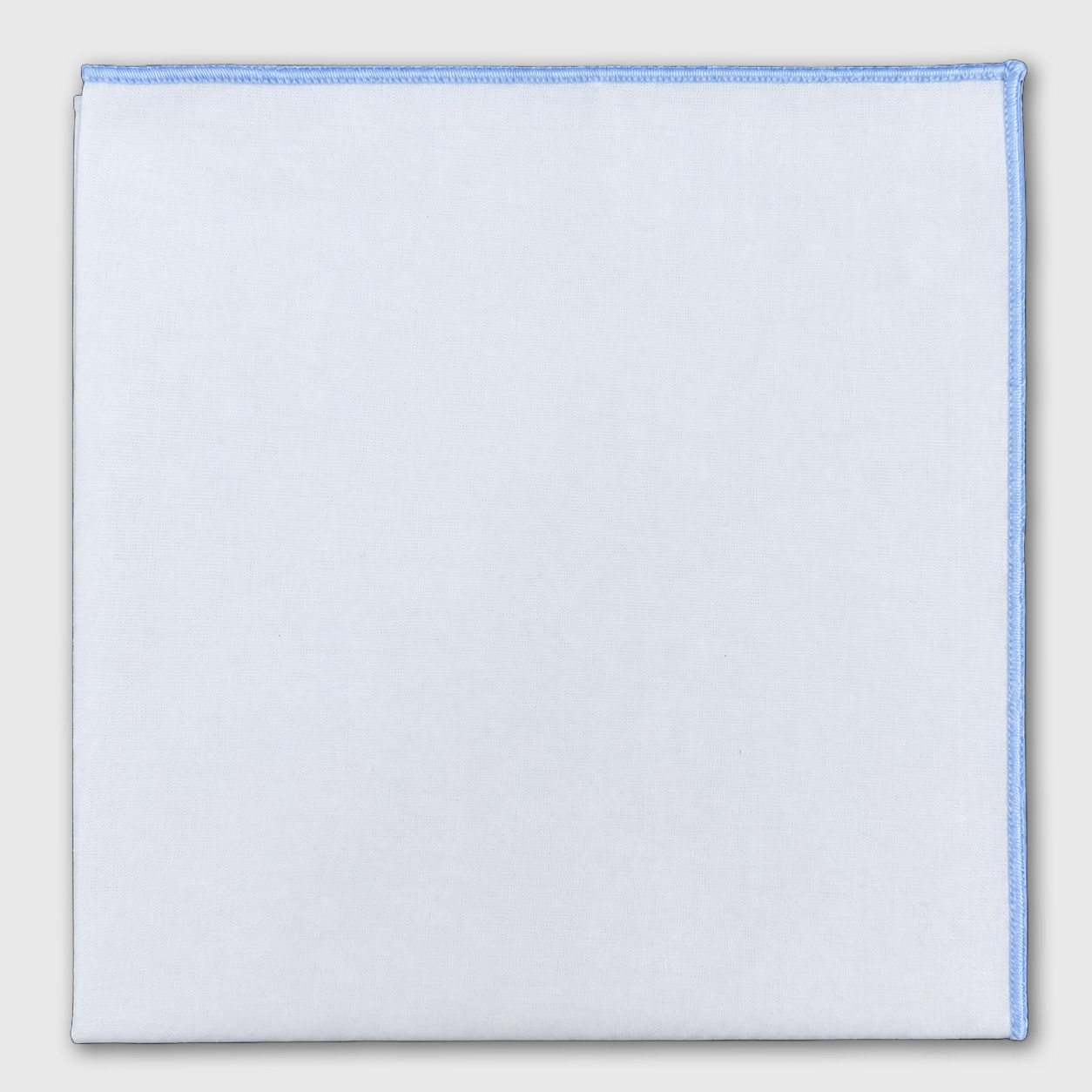 Classic White 100% Cotton Handkerchief / Pocket Square - Image 2