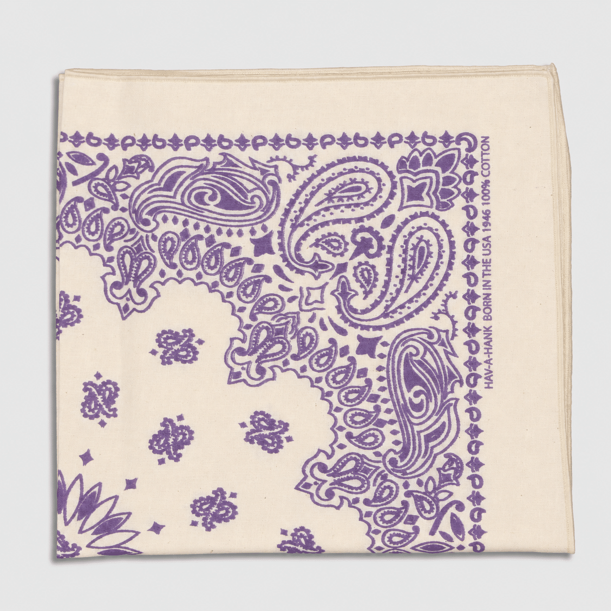 Wisteria Lavender Paisley Handkerchief / Pocket Square - Image 2