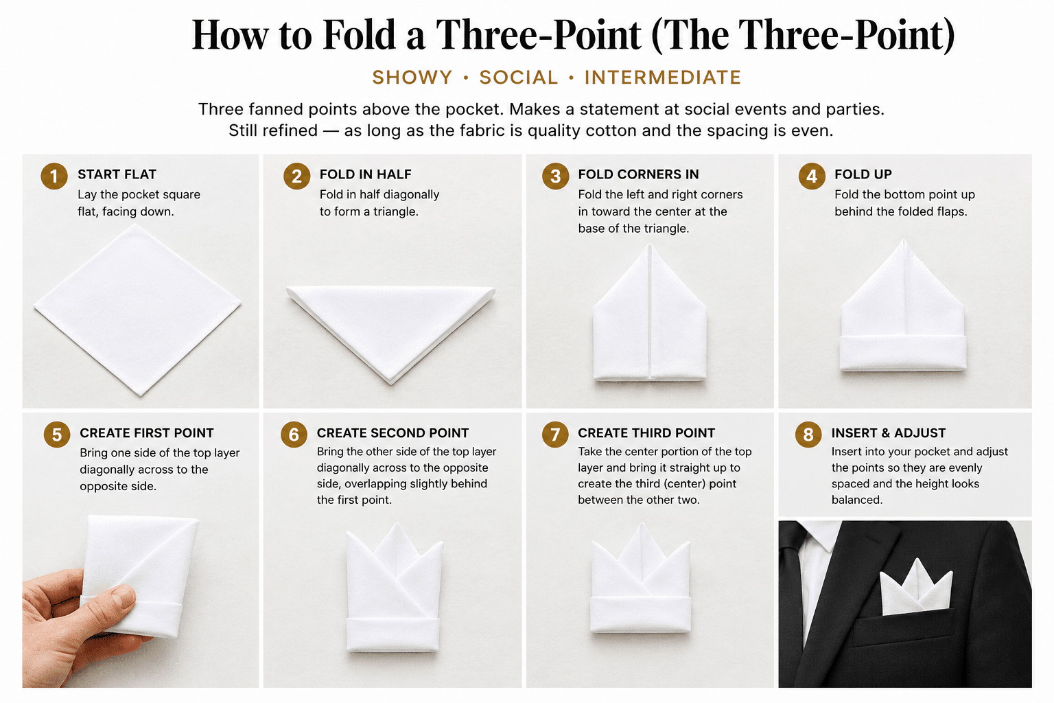 Three Point Fold